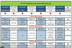 برنامه زمان بندی انتخاب واحد دانشجویان دوره های کارشناسی وکاردانی در نیمسال دوم سال تحصیلی 1402 – 1401 2