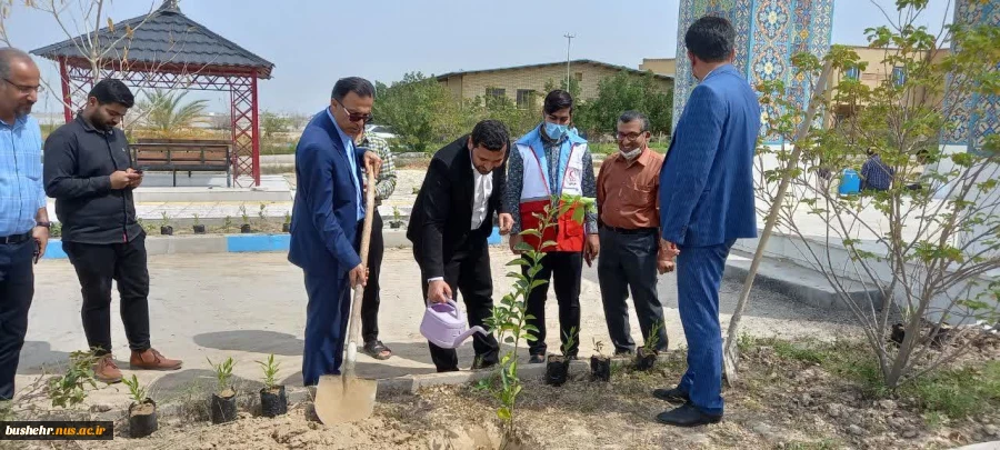 به مناسبت روز درختکاری و هفته منابع طبیعی در دانشگاه فنی و حرفه ای واحد بوشهر برگزار شد؛ 3