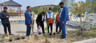 به مناسبت روز درختکاری و هفته منابع طبیعی در دانشگاه فنی و حرفه ای واحد بوشهر برگزار شد؛ 4