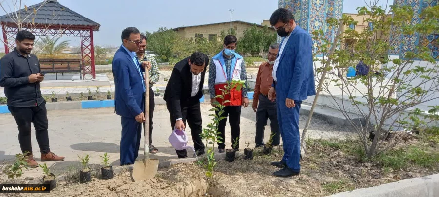 به مناسبت روز درختکاری و هفته منابع طبیعی در دانشگاه فنی و حرفه ای واحد بوشهر برگزار شد؛ 4