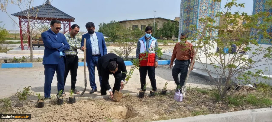 به مناسبت روز درختکاری و هفته منابع طبیعی در دانشگاه فنی و حرفه ای واحد بوشهر برگزار شد؛ 5