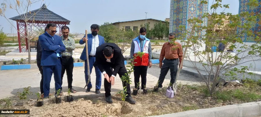 به مناسبت روز درختکاری و هفته منابع طبیعی در دانشگاه فنی و حرفه ای واحد بوشهر برگزار شد؛ 6