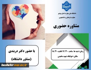 برنامه حضور مشاور