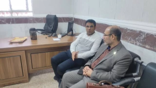 دیدار سرپرست معاونت آموزشی آموزشکده ملی مهارت کنگان با رئیس آموزش و پرورش شهرستان کنگان
