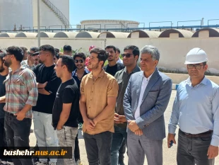 بازدید علمی دانشجویان رشته صنایع شیمیایی آموزشکده ملی مهارت پسران بوشهر از شرکت شیمی گستر لیان و مجتمع آزمایشگاهی شاخه زیتون لیان بوشهر 2