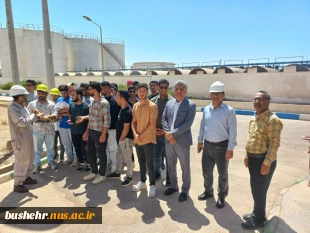 بازدید علمی دانشجویان رشته صنایع شیمیایی آموزشکده ملی مهارت پسران بوشهر از شرکت شیمی گستر لیان و مجتمع آزمایشگاهی شاخه زیتون لیان بوشهر 6