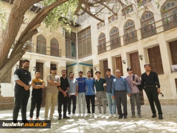به همت انجمن علمی عمران و به مناسبت روز جهانی موزه صورت گرفت:
بازدید دانشجویان گروه آموزشی عمران آموزشکده ملی مهارت پسران بوشهر از عمارت دهدشتی و موزه تاریخ پزشکی خلیج فارس